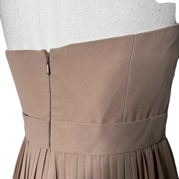 Jenny Yoo Mira Bridesmaid Dress Taupe Size 6 NEW - Picture 9 of 16